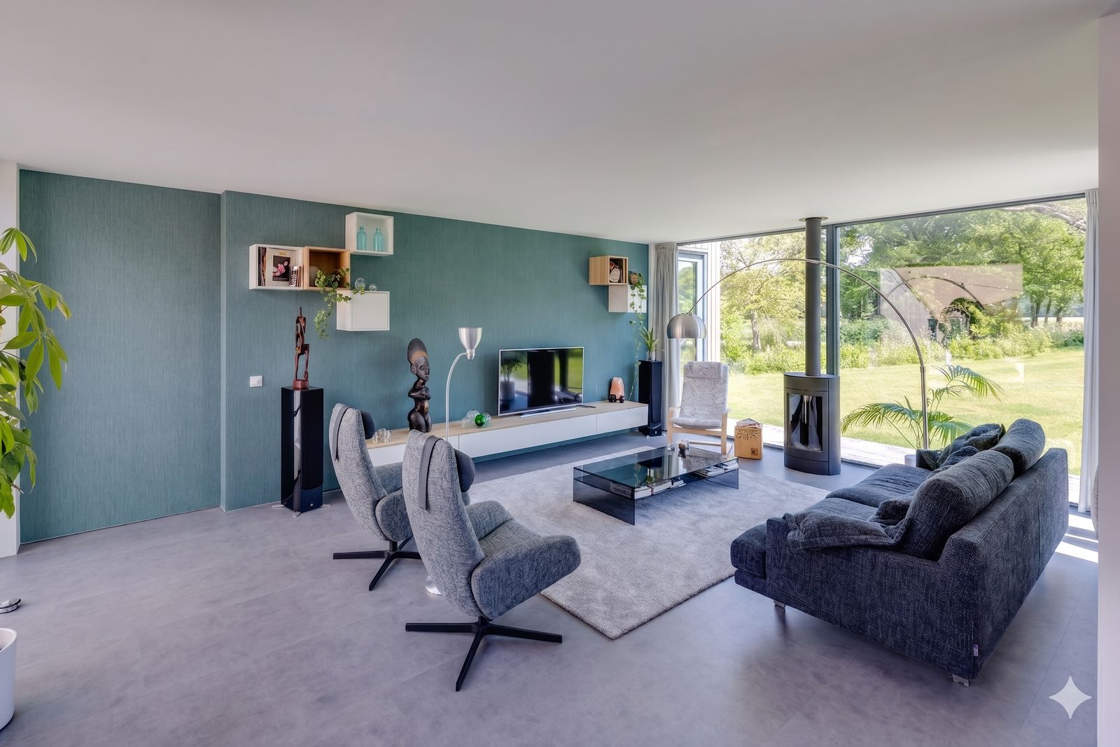 Interieur woonkamer